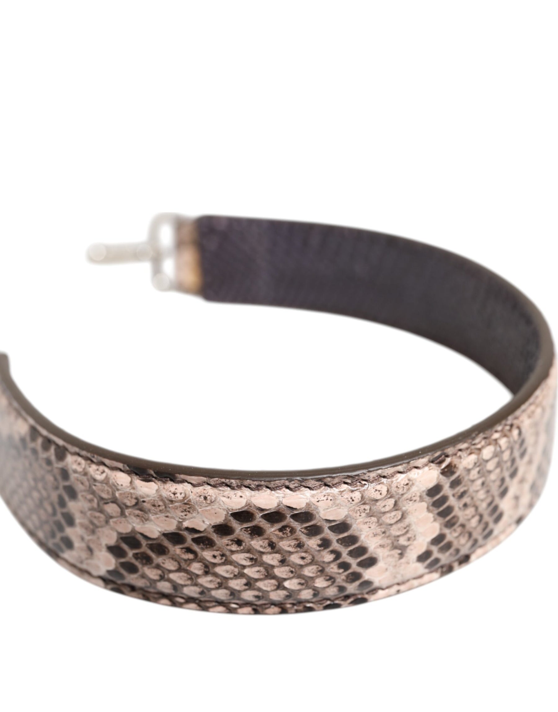 Dolce & Gabbana Beige Exotisches Leder Handtasche Accessoire Schulterriemen