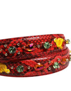 Dolce & Gabbana Multicolor verschönert Handtasche Accessoire Schulterriemen