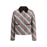 Burberry Karo-Wattierte Jacke