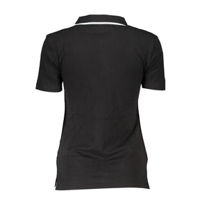 Fila Schwarzes Baumwoll-Poloshirt