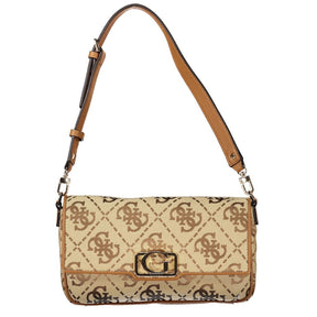 Guess Jeans Beige Polyester Frauen Handtasche