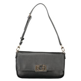 Guess Jeans Schwarz Polyethylen Frauen Handtasche