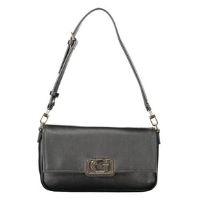 Guess Jeans Schwarz Polyethylen Frauen Handtasche
