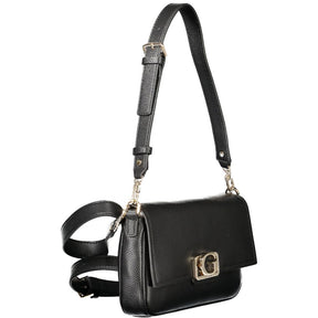Guess Jeans Schwarz Polyethylen Frauen Handtasche