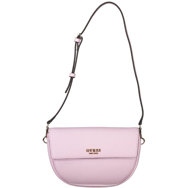 Guess Jeans Rosa Polyethylen Frauen Handtasche