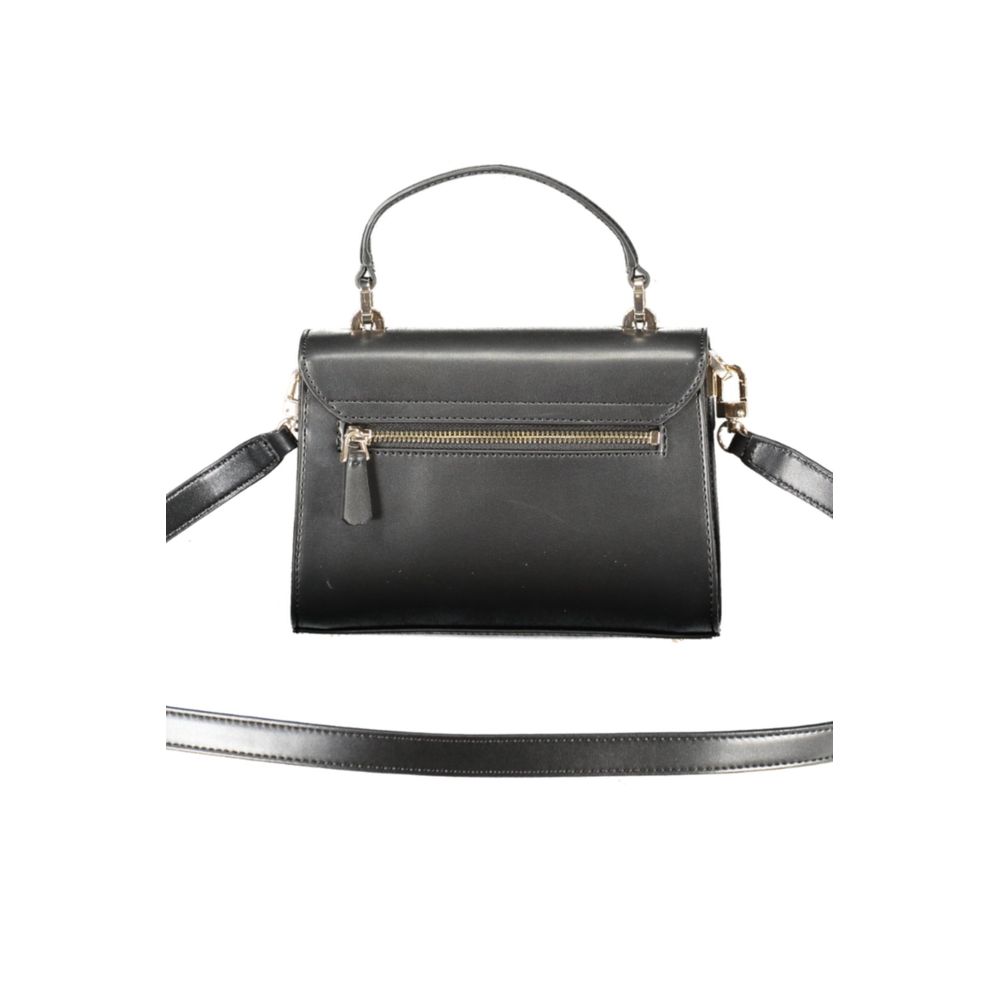 Guess Jeans Schwarz Polyethylen Frauen Handtasche