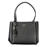 Guess Jeans Schwarz Polyethylen Frauen Handtasche