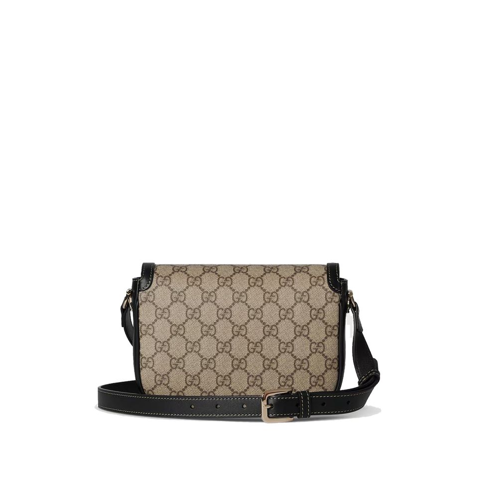 Gucci Beige Stoff Schultertasche