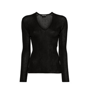 Tom Ford Transparentes Feinripptop