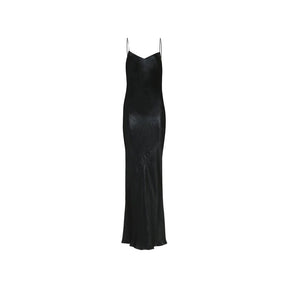 Saint Laurent Langes Kleid aus Satin