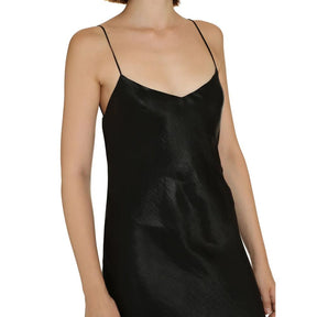 Saint Laurent Langes Kleid aus Satin