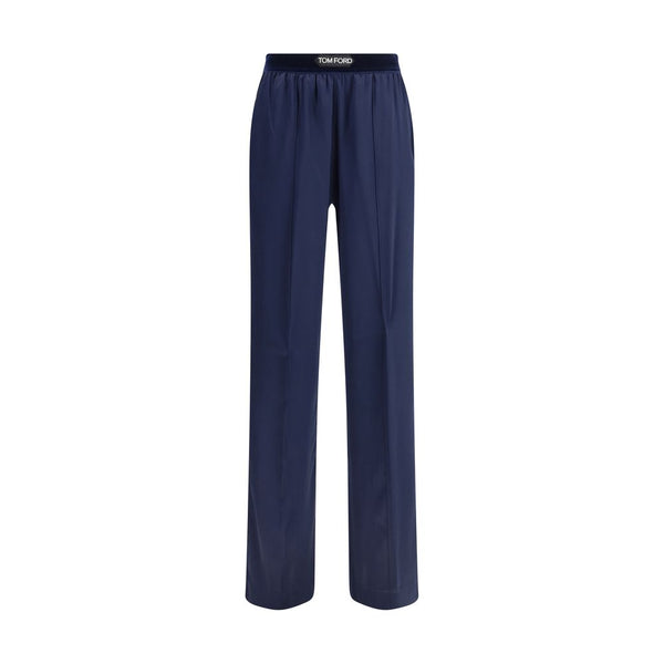 Tom Ford Casual-Hose aus Elastan in Blau
