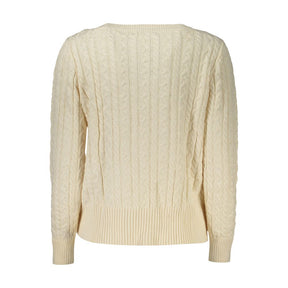 Guess Jeans Weißer Baumwollpullover