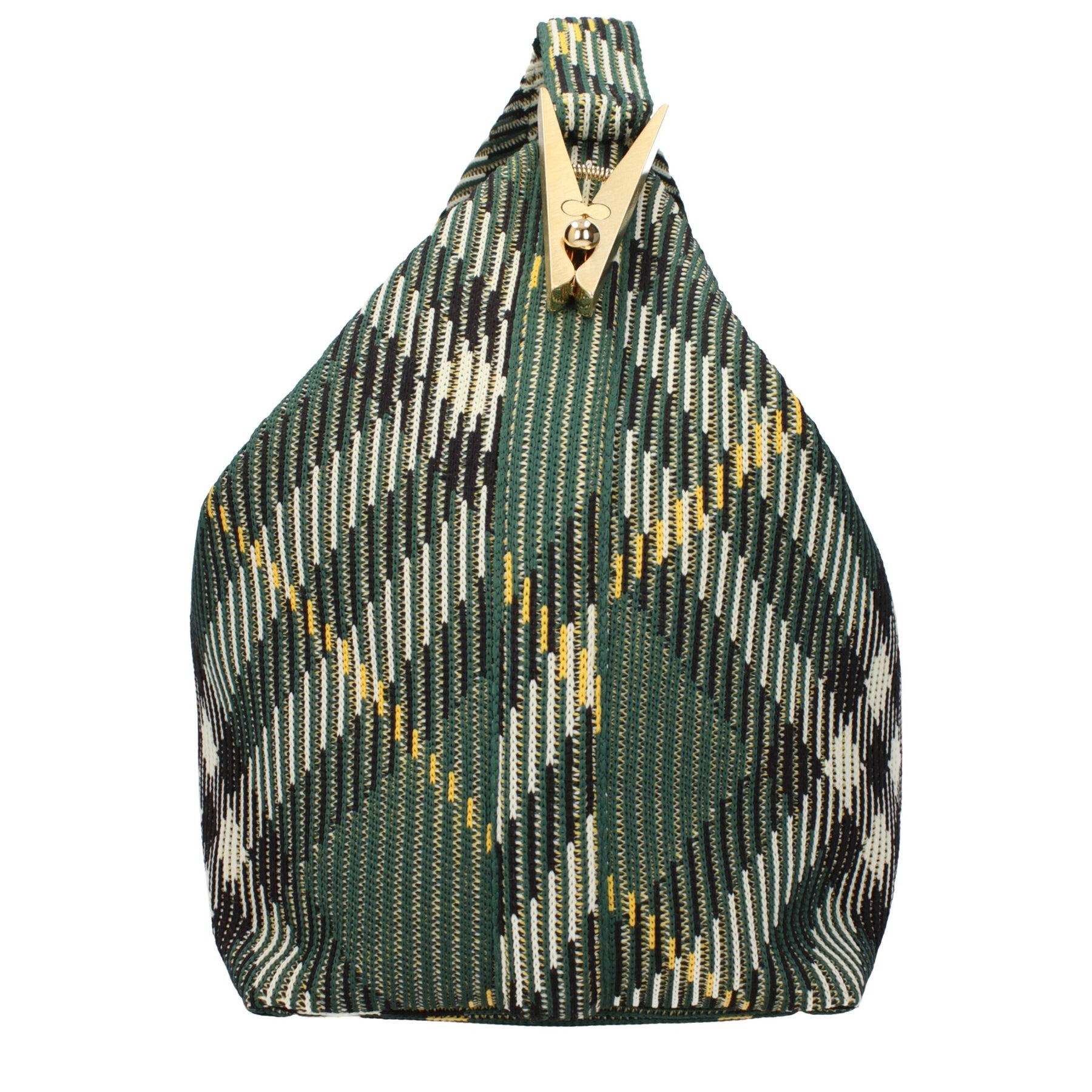 Burberry Grüne Stoffhandtasche