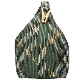 Burberry Grüne Stoffhandtasche