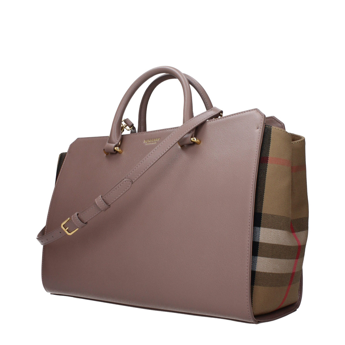 Burberry Elegante Handtasche aus Grauem Leder