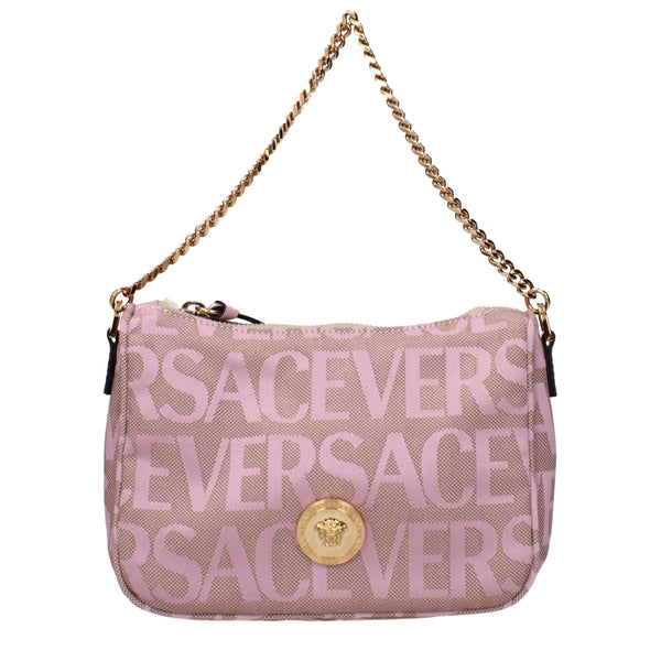 Versace Handtasche aus rosafarbenem Stoff