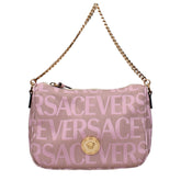 Versace Handtasche aus rosafarbenem Stoff