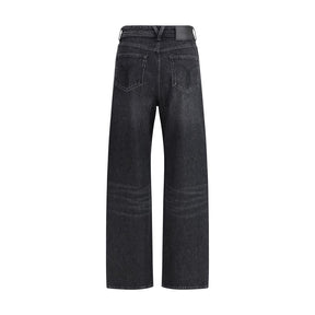 Versace Cut-Out-Detail Jeans