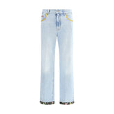 Valentino Jeans mit Blumenkante