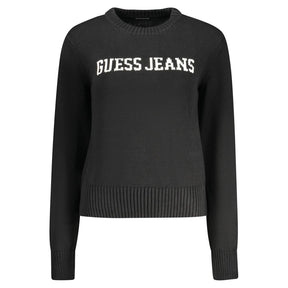 Guess Jeans Schwarzer Baumwollpullover