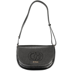 Guess Jeans Schwarz Polyethylen Frauen Handtasche