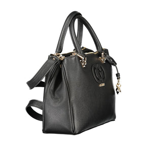 Guess Jeans Schwarz Polyethylen Frauen Handtasche