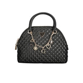 Guess Jeans Schwarz Polyethylen Frauen Handtasche