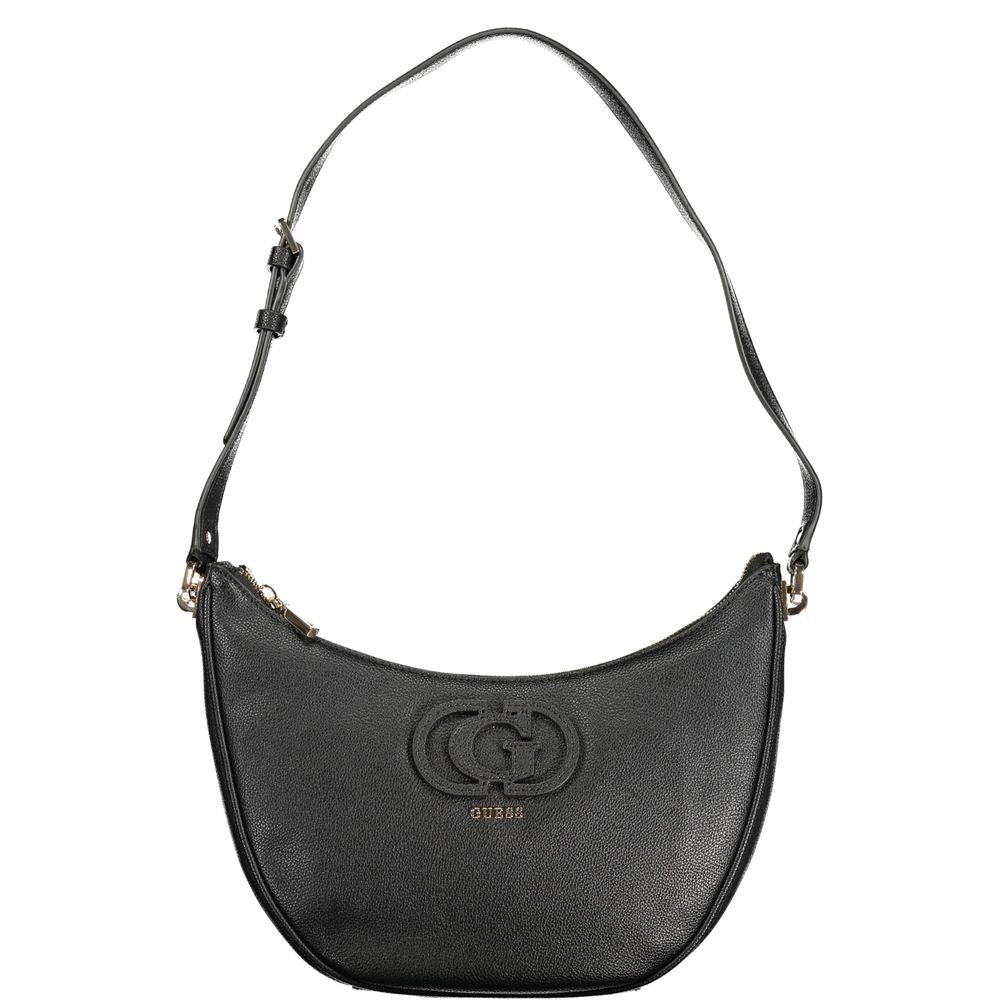 Guess Jeans Schwarz Polyethylen Frauen Handtasche