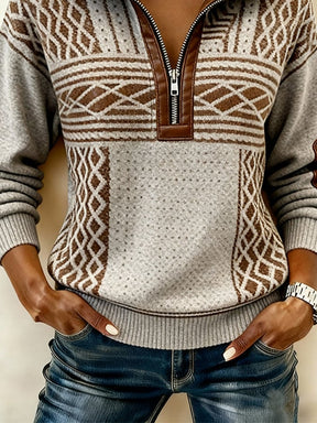 Damen Winter Fleece Pullover Sweatshirt kuschelig warm