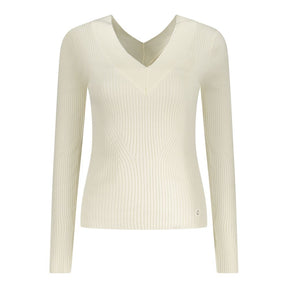 Guess Jeans Weißer Viskose-Pullover