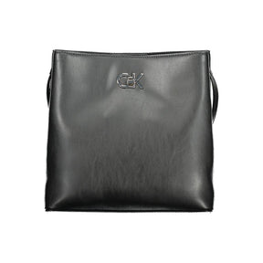 Calvin Klein Schwarze Polyester Handtasche