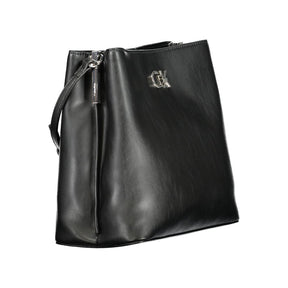 Calvin Klein Schwarze Polyester Handtasche