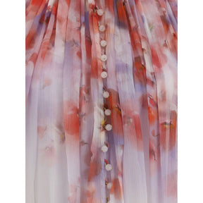 Zimmermann Crush-Bluse mit Blumendruck