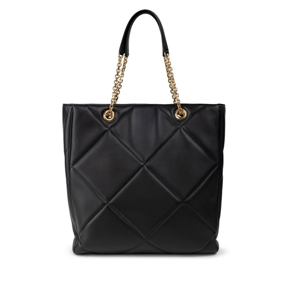 Dolce & Gabbana Schwarze Leder-Tote-Tasche