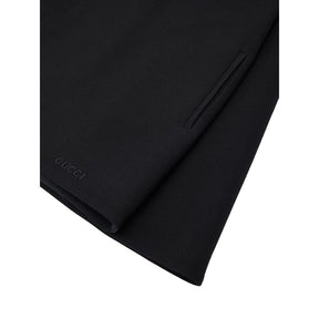 Gucci Schwarzes Wollkleid