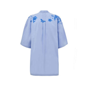 Gucci Blaues Baumwollhemd