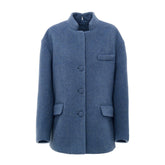 Gucci Hellblaue Wolljacken &amp