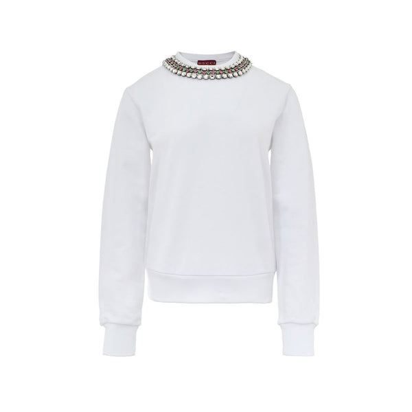 Gucci Weißes Baumwoll-Sweatshirt