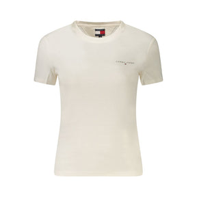 Tommy Hilfiger Weißes T-Shirt aus Baumwolle für Frauen