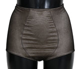 Dolce & Gabbana Unterhose Unterwäsche Beige mit schwarzem Netz