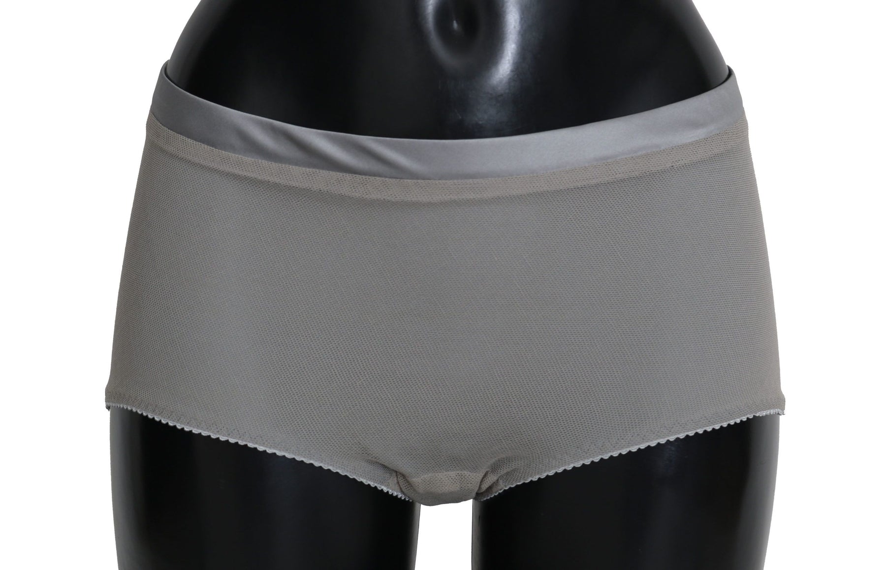 Dolce & Gabbana Unterwäsche Silber mit Netzseidenunterteil