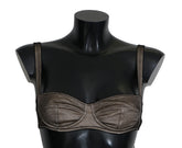 Dolce & Gabbana Braun Regg Balconcino Imbottito BH Unterwäsche