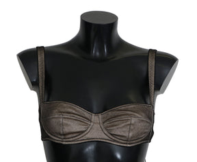 Dolce & Gabbana Braun Regg Balconcino Imbottito BH Unterwäsche