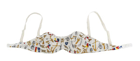 Dolce & Gabbana Weiße Balconcino Seemannsunterwäsche mit Druck