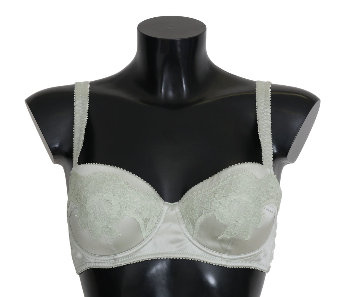 Dolce & Gabbana Grüner Balconcino BH Florale Spitze Unterwäsche