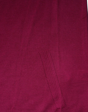 Dolce & Gabbana Fuchsia Langarm-Rollkragenpullover aus Wolle