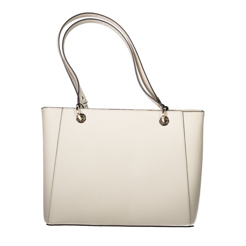 Guess Jeans Beige Polyethylen Handtasche