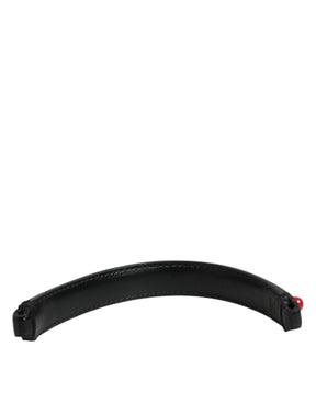 Dolce & Gabbana Schwarze verschönerte Ledertasche mit Henkel Frauen Schulterriemen