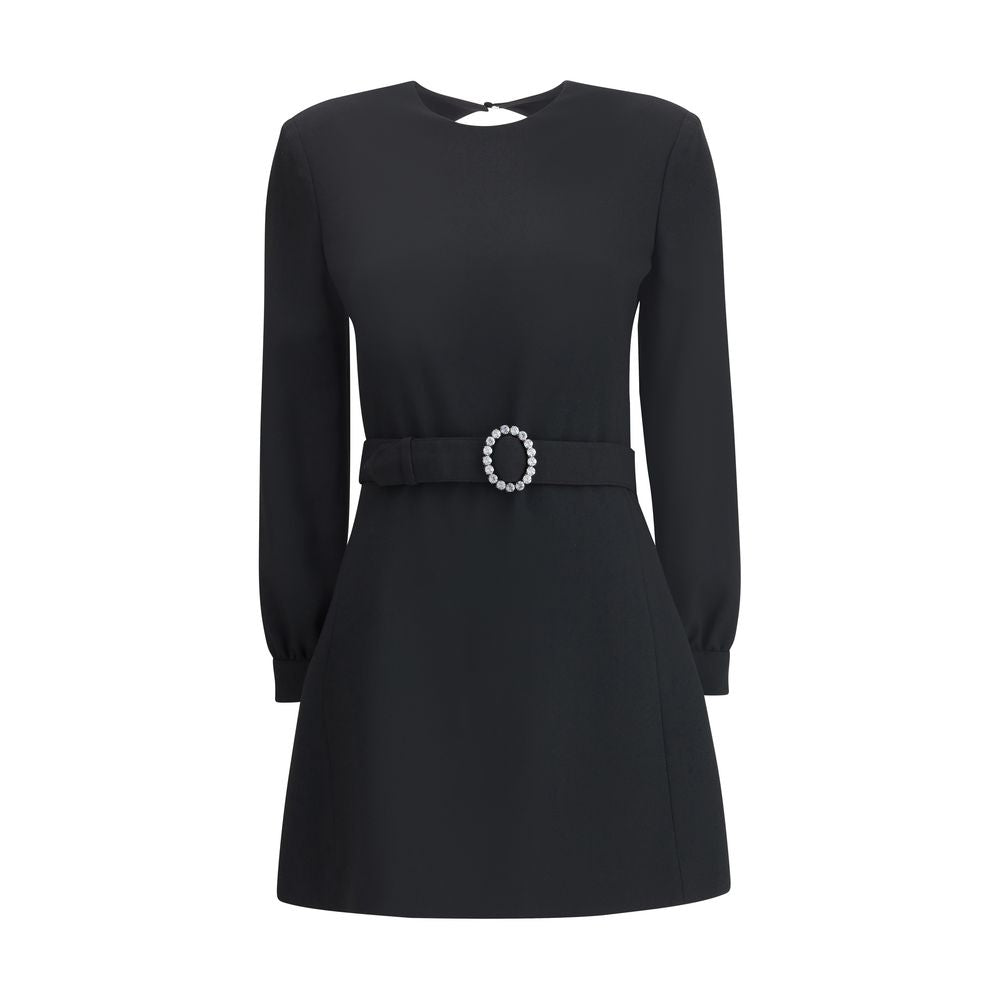 Saint Laurent Sablè Minikleid mit nacktem Rückenausschnitt